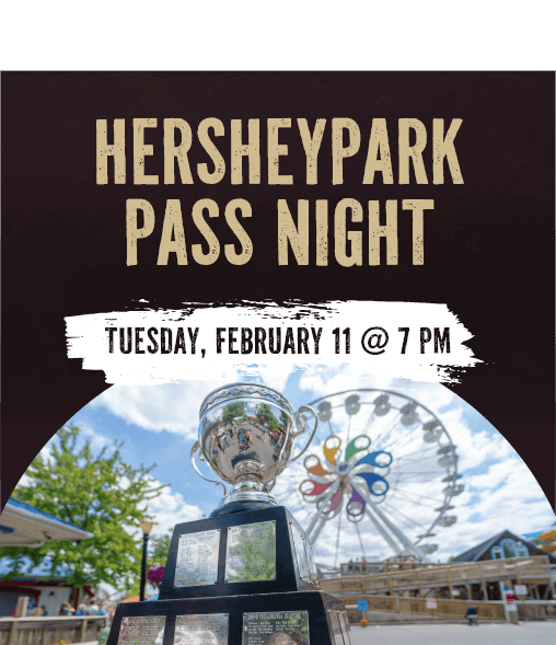 The Calder Cup in front of Hersheypark