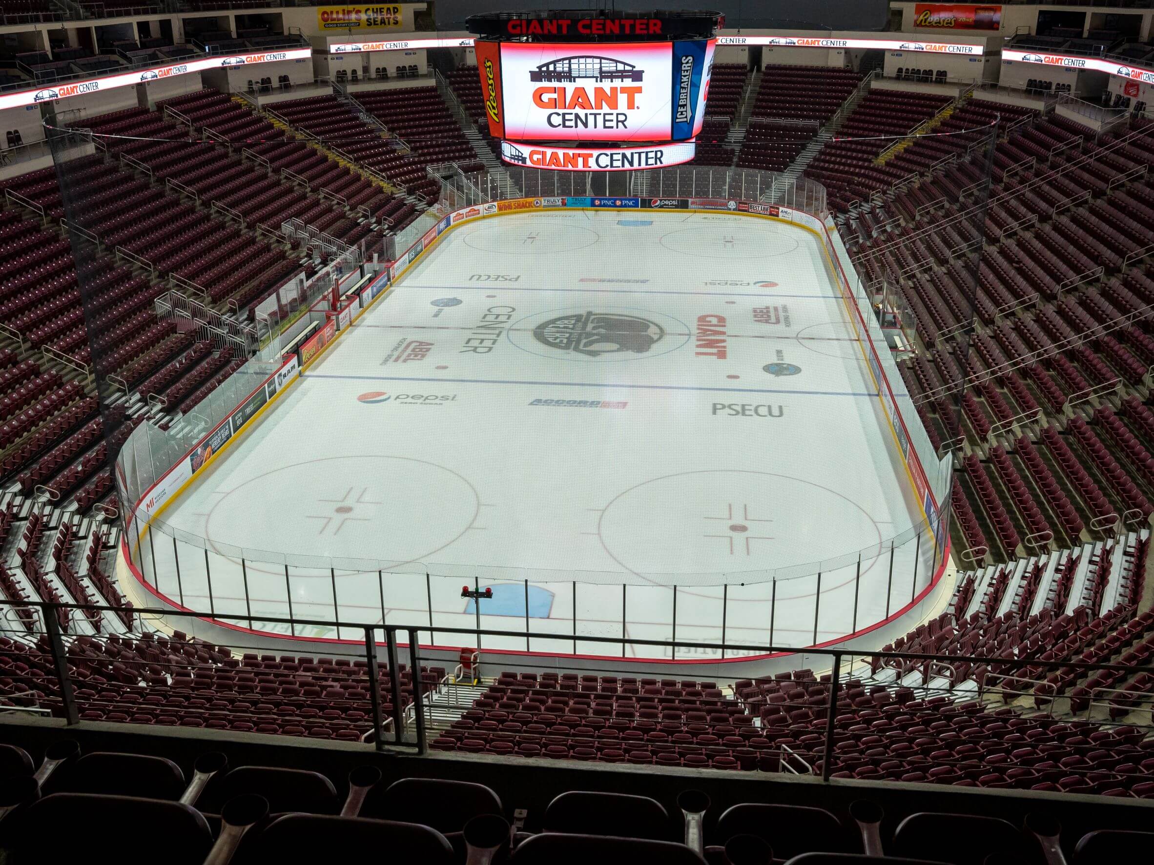Giant Center Seating Chart Hershey Bears Two Birds Home
